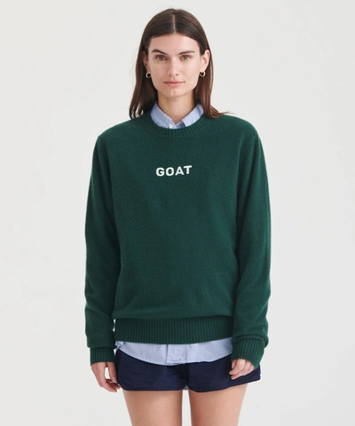 Naadam Cashmere Goat Sweater In Dark Green