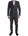 DOLCE & GABBANA GRAY 2 PIECE DOUBLE BREASTED SICILIA SUIT