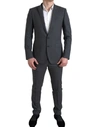 DOLCE & GABBANA GRAY 2 PIECE SINGLE BREASTED MARTINI SUIT