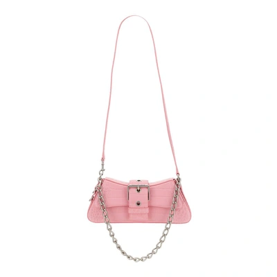 Balenciaga Pink Leather Crossbody Bag