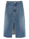 Stella Mccartney Stella Mc Cartney Woman Denim Skirt 6 D02403