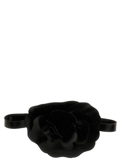 Philosophy Flower Choker Necklace Jewelry Black
