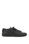 Common Projects Achilles Low-top Sneakers In Black Calf Leather
