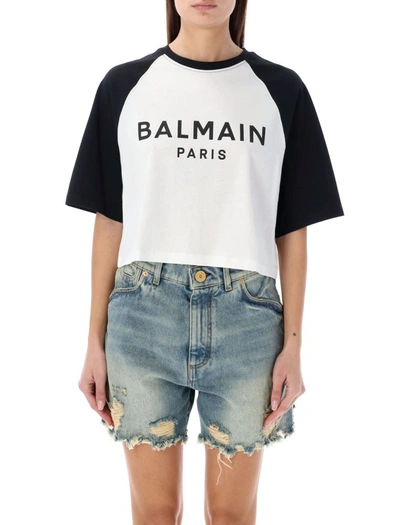 Balmain T-shirt In Bianco