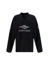Balenciaga 3b Sports Icon Oversized Top In Black