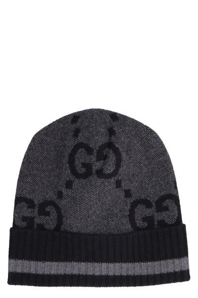 Gucci Cashmere Jersey Beanie In Multicolor