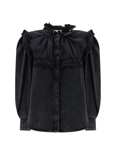 Isabel Marant Étoile Shirts In Faded Black