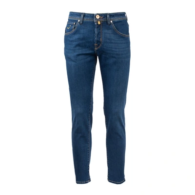 Jacob Cohen Bard Mid-rise Slim-fit Jeans In Blue