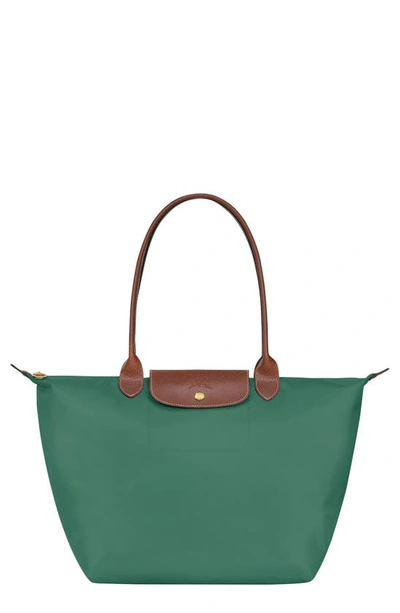 Longchamp Large Le Pliage Tote In Sage