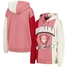 GAMEDAY COUTURE GAMEDAY COUTURE CRIMSON INDIANA HOOSIERS HALL OF FAME COLORBLOCK PULLOVER HOODIE