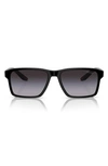 Prada Linea Rossa Man Sunglasses Ps 05ys In Black