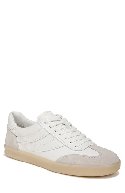 Vince Men's Oasis-m Leather Low-top Trainers In Chalk Horchata