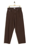 Obey Bigwig Baggy Jeans In Java Brown