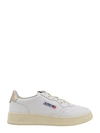 Autry Medalist Leather Low-top Sneakers In White
