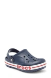 Crocs Toddler Bayaband Clogs Kids Navy C10 In Dark Blue
