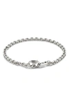 Jonas Studio Burnham Chain Link Bracelet In Silver