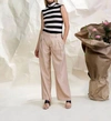 SANCTUARY SLOUCHY GAB TROUSER IN ROASTED CAPPUCCINO