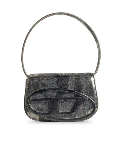 793 Diesel '1dr' Silver Polyurethane Bag