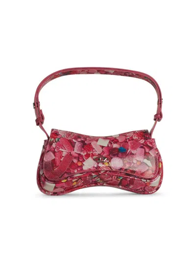793 Diesel 'clutch Play' Pink Polyurethane Bag
