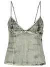 793 Diesel '1988 D-ark' Silver Denim Jeans In Silver