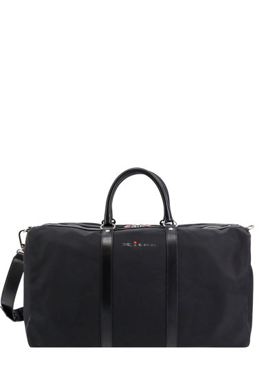 Kiton Duffle Bag In Black