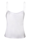 Alice And Olivia Harmon Satin-crepe Camisole In White