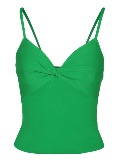 ALICE AND OLIVIA RHONA GREEN TOP