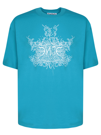 Acne Studios Franzisko Glow Logo Sweatshirt In Black