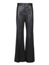 Alice And Olivia Alice + Olivia Dylan High Waist Faux Leather Wide Leg Pants In Black