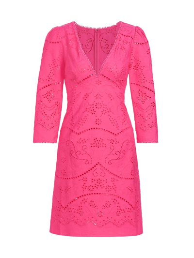Marchesa Rosa Anise Mini Dress In Pink