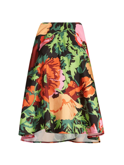 La Doublej Women's La Fenice Floral Midi-skirt In Wonderland