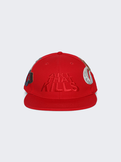 Gallery Dept. Atk Patch Fitted Cap In Red