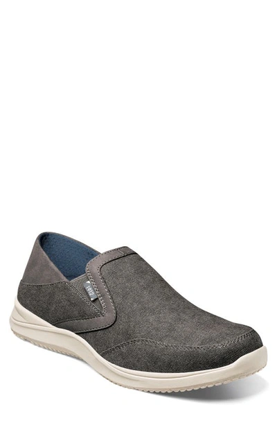 Nunn Bush Conway Ez Slip-on Sneaker In Gunmetal