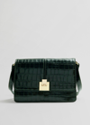 OTHER STORIES CROCO LEATHER BAG