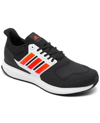 Adidas Originals Men's Ubounce Dna Running Sneakers From Finish Line In Black,solar Red,white