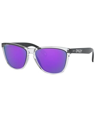 Oakley Frogskins 35th Oo9444 Sunglasses In Polished Clear,prizm Violet