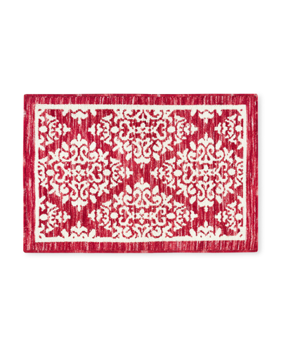 Town & Country Living Everyday Walker Everwash Kitchen Mat E001 2' X 3'4" Area Rug In Red