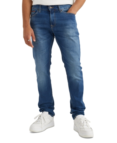 Tommy Hilfiger Men's Scanton Slim-fit Stretch Denim Jeans In Wilson Mid Blue