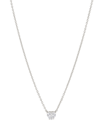 Eliot Danori Cubic Zirconia Heart Pendant Necklace, 16" + 2" Extender In Silver