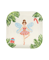 VIETRI NUTCRACKERS SUGAR PLUM FAIRY SQUARE PLATTER