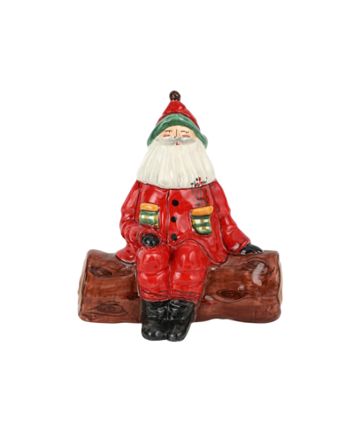 Vietri Old St. Nick Figure In Red