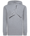Jordan Big Boys Jumpman Inbound Hooded Long Sleeve T-shirt In Carbon Heather