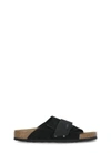 Birkenstock Sandal For Man 1022566 Kyoto Black In Black
