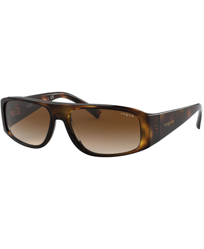 Vogue Eyewear Mbb X  Sunglasses, Vo5318s56-x In Dark Havana,brown Gradient