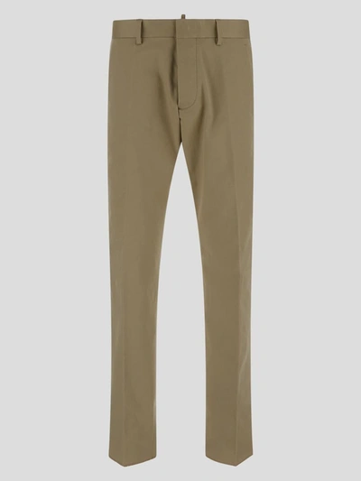 Dsquared2 Trousers In Beige