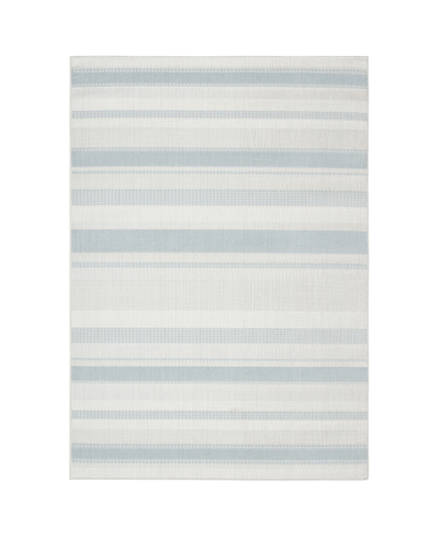 Global Rug Designs Pelo Mateo 5'3" X 7'3" Outdoor Area Rug In Blue,cream