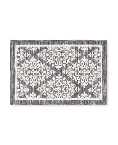Town & Country Living Everyday Walker Everwash Kitchen Mat E001 2' X 3'4" Area Rug In Gray
