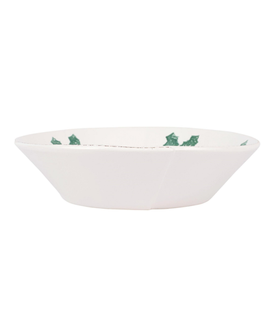 Vietri Lastra Evergreen Large Shallow Serving Bowl In Green