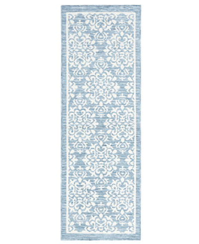 Town & Country Living Everyday Walker Everwash Kitchen Mat E001 2' X 6' Runner Area Rug In Mist