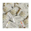 Just Candy 82 Pcs Floral Wedding Candy Party Favors Hershey's Miniatures Chocolate In Assorted Pre-pack